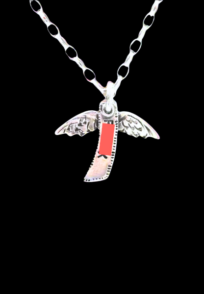 FLYING "F" Necklace (CHAIN INCLUDED)       *LOW IN STOCK*